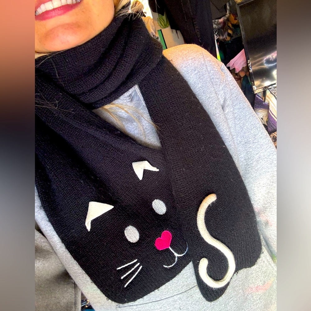 Black Cat Scarf
